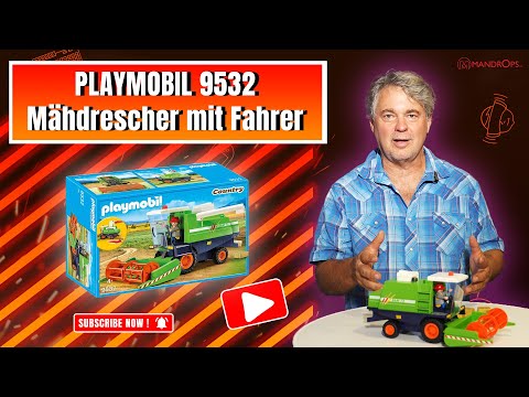 Playmobil 9532 Mähdrescher mit Fahrer | Konstruktionsspielzeug | Mandrops AG #mandrops #playmobil