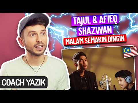 YAZIK reacts to MALAM SEMAKIN DINGIN - Tajul Arif & Afieq Shazwan
