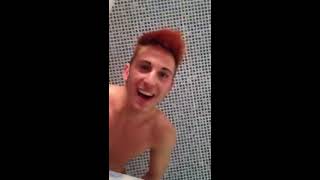 Alex Palmieri MONSTER BOY ESCAPE TOUR Backstage: Alex Sexy Shower! La doccia Hot