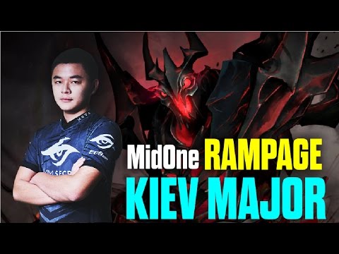 Amazing Shadow Fiend Rampage Kiev Major by MidOne - Top MMR Pro Player | Dota 2