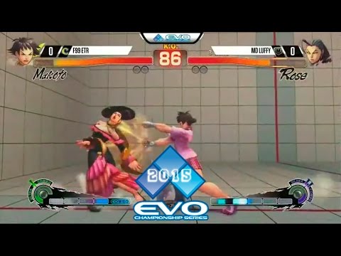 USFIV - F99 ETR [Makoto] vs MD LUFFY [Rose] - EVO 2015