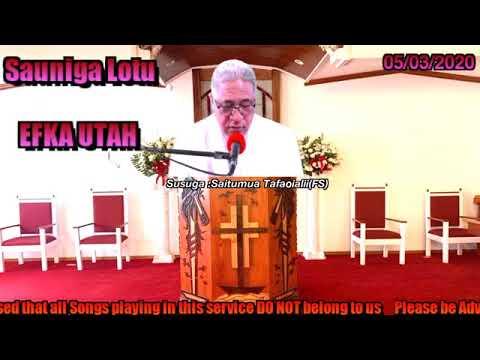 Aso Sa Faamanatuga EFKS UTAH 05/03/2020