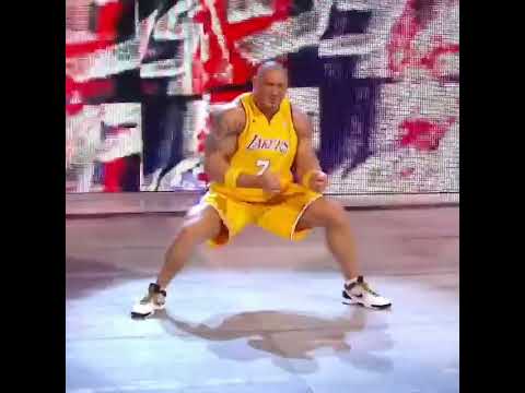 Dave batista join lakers #basketball #wwe #batista #entry #shots #shorts