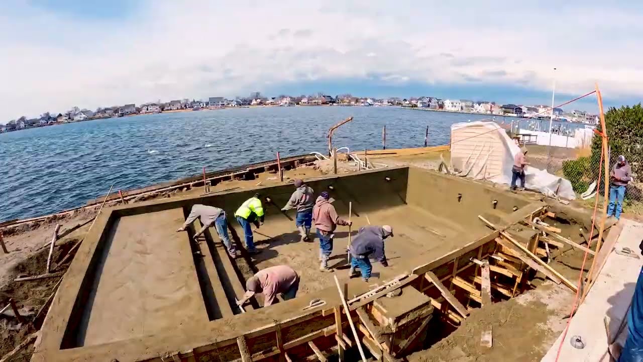 Tile, Coping & Finish — pool construction timelapse