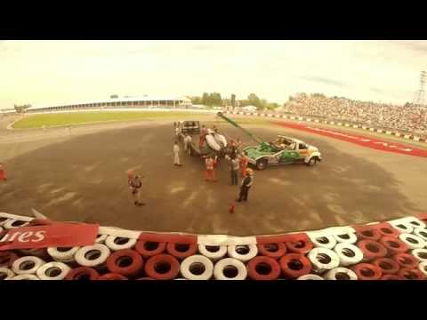 Full HD Felipé Massa and sergio Pérez crash at Grand Prix Canada 2014