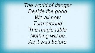 Chinchilla - Turn Around The Magic Table Lyrics