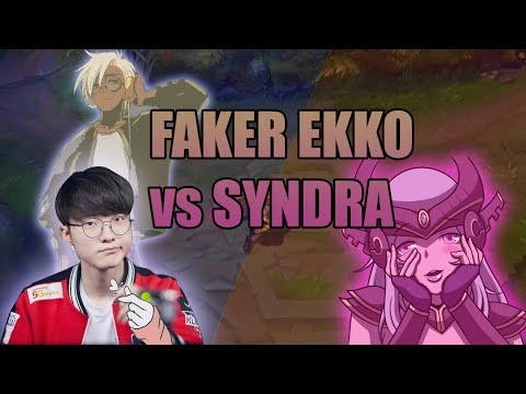 SKT T1 Faker Timeleap Ekko | Faker Ekko vs Syndra