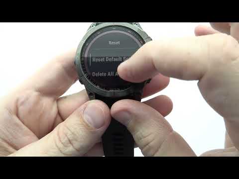 How to reset Garmin Fenix 7 Solar Slate Gray 4K
