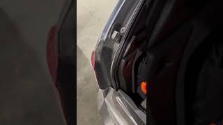 BMW F15 X5 rear spoiler brake light removal