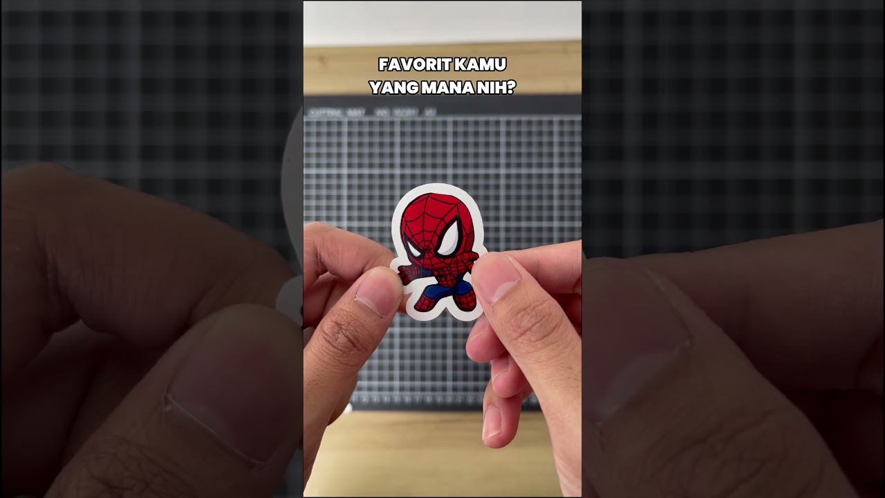 Modal Belasan Ribu Bikin Laptop Jadi Keren! ✨ Unboxing Stiker Pack Spiderman Marvel