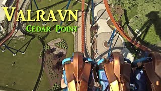Valravn Dive Roller Coaster On Ride Back Seat HD POV Cedar Point 2018