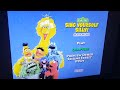 Sesame Street Sing Yourself Silly 2005 Dvd Menu