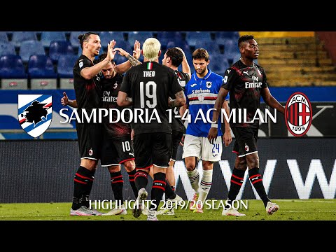 Highlights | Sampdoria 1-4 AC Milan | Matchday 37 Serie A TIM 2019/20