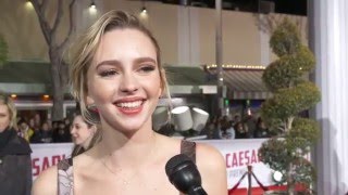 Hail, Caesar! World Premiere Interview - Natasha Bassett video