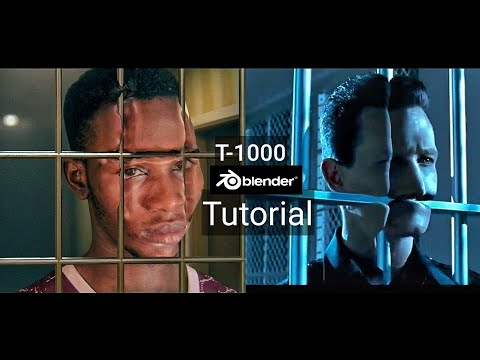 Blender vfx Course! vfx T-1000 Liquid metal effect in Blender 3.0