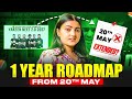 From 20 May 1 Year Roadmap For YAKEEN 2 0 ️ NEET 2027