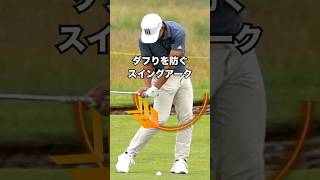 ダフるスイング vs シャウフェレスイングアーク分析