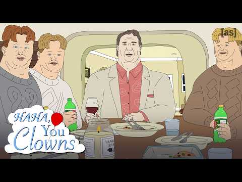 Our Dinner With BriBri | Haha, You Clowns | adult swim