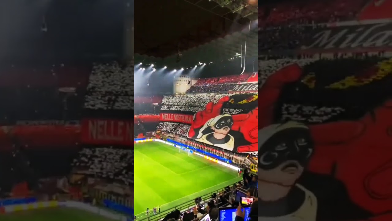THIS IS MILAN Spectacular Choreography #acmilan#milan#milannapoli#curvasudmilano#sansiro#ucl#choreo