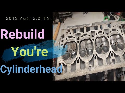 Cylinder head removal and rebuild 2013 Audi A4 2.0 TFSI