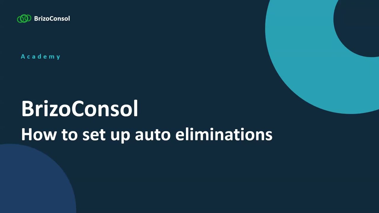 Setting Up AutoElim Rules