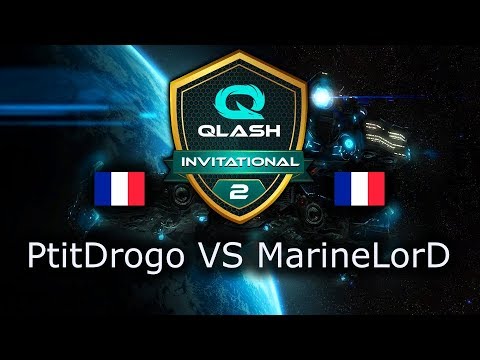 PtitDrogo VS MarineLorD - ZvP - Qlash SC2 Invitational - polski komentarz