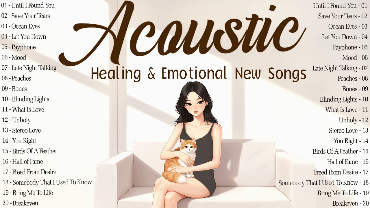 Sad Acoustic Songs with Lyrics 2026 💔 Healing & Emotional New Songs