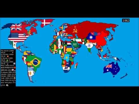 World: Timeline of National Flags (Part 1)