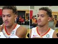 Trae Young Thinks He Did "OKAY" Last Season In The NBA! | Atlanta Hawks Media Day