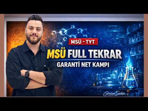 MSÜ 2026 Kimya Genel Tekrar | 2 Saatte Full Kamp