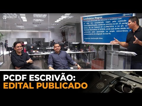Concurso PCDF Escrivão: Edital Publicado | AO VIVO