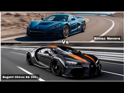 Bugatti Chiron SS 300+ Vs Rimac Nevera Acceleration Comparison 0-400 km/h