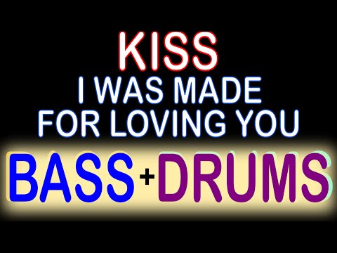 Kiss - I Was Made For Loving You Backing Track