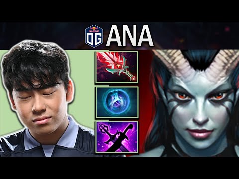 OG.ANA QUEEN OF PAIN WITH 20 KILLS - DOTA 2 7.30 GAMEPLAY