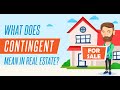What Does Contingent Mean In Real Estate Pending Vs Contingent