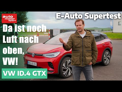 VW ID.4 GTX: Deshalb gibt's noch Luft nach oben! E-Auto Supertest mit Alex Bloch | auto motor sport