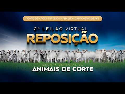 2°LEILÃO VIRTUAL REPOSIÇÃO CAPITALIZA_LEILÕES - CAMPO GRANDE-MS  17/09/2026