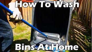 wash garbage & Recycling bin- best way to clean garbage can | BagEZ