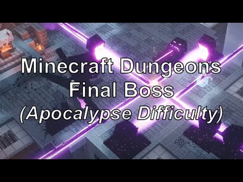 EPIC Battle: Final Boss in Minecraft Dungeons - Power Lvl 71!