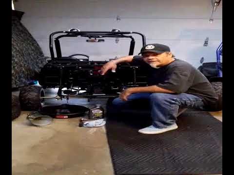 TAO TAO ATK125 A JEEP Oil change tutorial