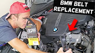 HOW TO REPLACE SERPENTINE BELT ON BMW N20 N26 2 0 BMW 320i 328i 520i 528i 128i 228i 428i X3 X4 XDRIV