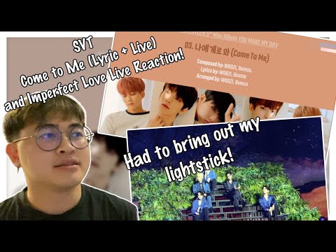 Seventeen - Come To Me (Lyric+Live) and Imperfect Love (Live) Reaction!| Reliving the tour!