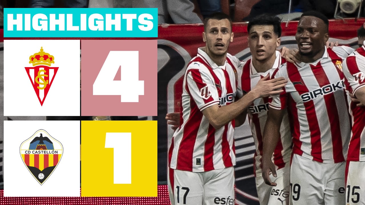 Sporting Gijón vs CD Castellón Highlights