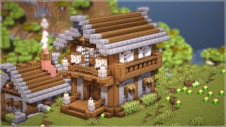 How to Remake a Village | Building a Small Medieval Inn 🍂 | Minecraft Tutorial