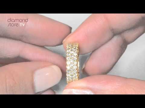 HG30-422A - 2.00ct Jasmine Diamond Full Eternity Ring In 18K Gold