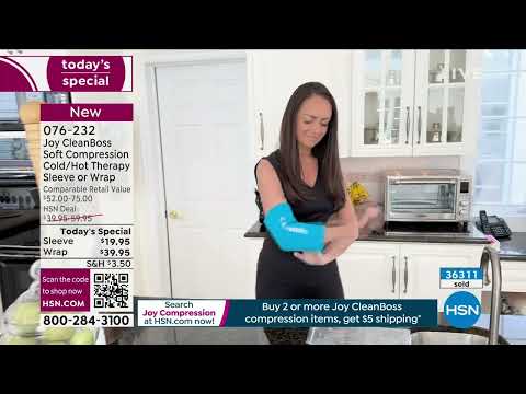 Joy CleanBoss Soft Compression Cold/Hot 360 Therapy Slee...