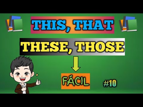 How to use THAT, THIS, THESE, THOSE in English - Demonstrative Adjectives 👉 easy / Class 10