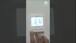 Fcu thermostat ||fcu thermostat setting  thermostat temperature setting  #Honeywell  #thermostat