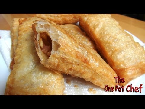 McDonalds Style Fried Hot Apple Pie | One Pot Chef