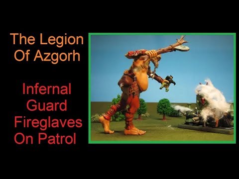 The Legion of Azgorh Infernal Guard Fireglaives On Patrol